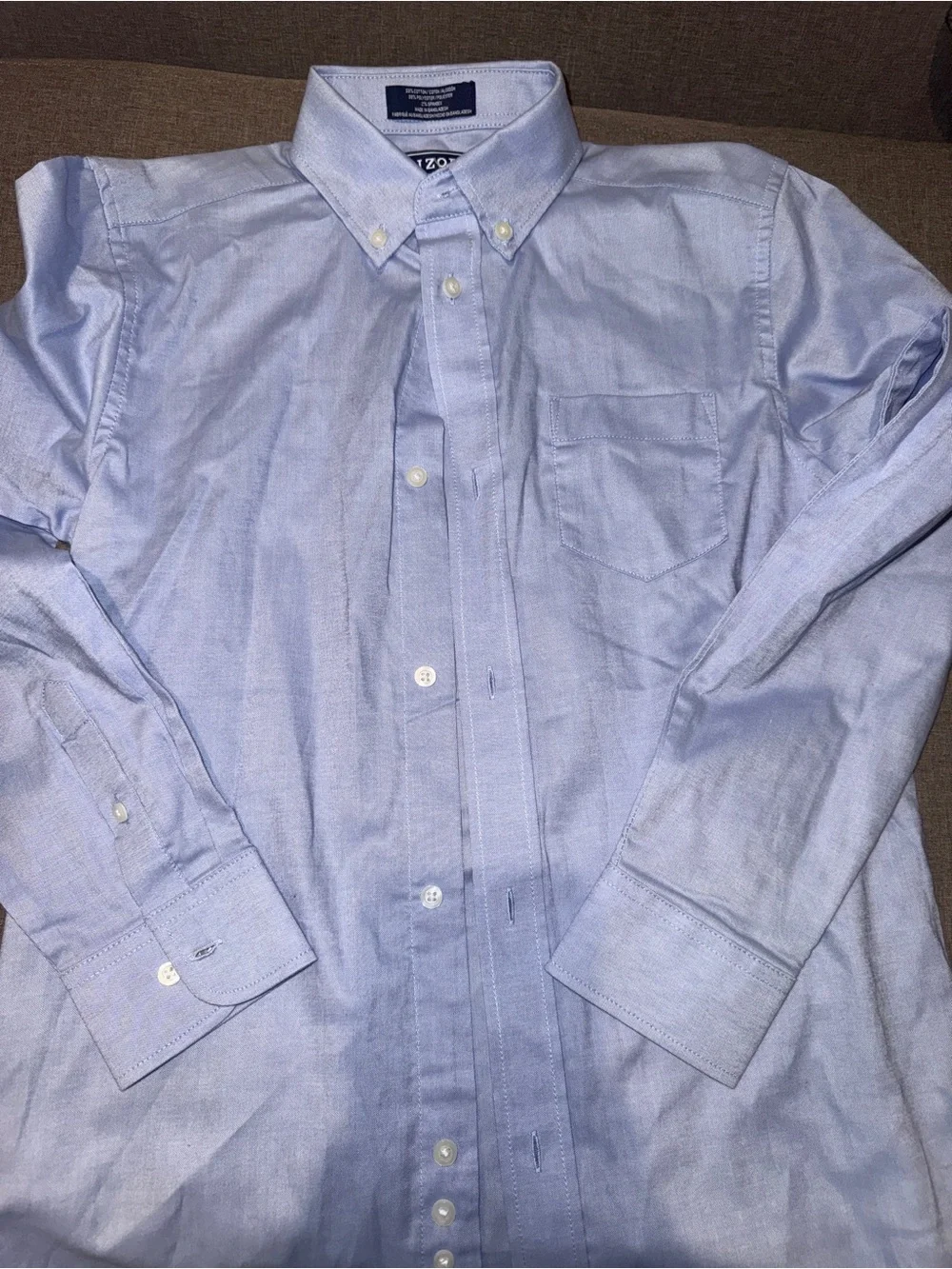 Izod Light Blue Button-Down Oxford Shirt